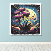 Toile PRINCÍPIOS DA ORDEM ECONÔMICA - CANVAS esticada (Insitu (Plancher de Bois))