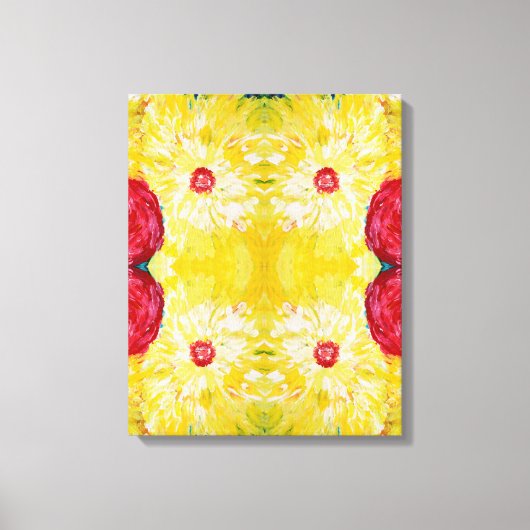 Toile Printemps, Art Moderne, Peinture Expressive (Recto)