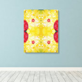 Toile Printemps, Art Moderne, Peinture Expressive (Insitu (Plancher de Bois))