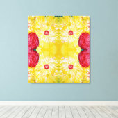 Toile Printemps, Art Moderne, Peinture Expressive (Insitu (Plancher de Bois))