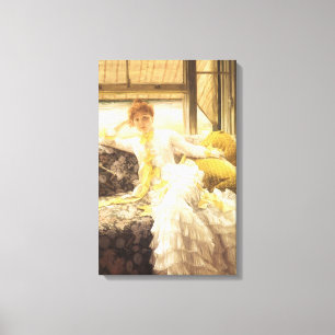 Toile Printemps (Bord de mer) de James Tissot, Portrait