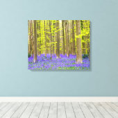 Toile Printemps dans la forêt bleue (Insitu (Plancher de Bois))