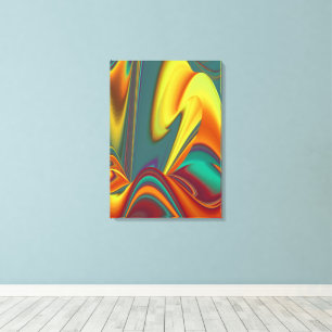 Toile Printemps Été Automne Fleurs Magie