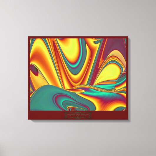 Toile Printemps Été Automne Fleurs Magie (Recto)