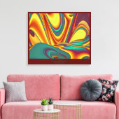 Toile Printemps Été Automne Fleurs Magie (Insitu(Salon))