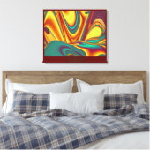 Toile Printemps Été Automne Fleurs Magie (Insitu(Chambre))