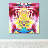 Toile Printemps rouge (Insitu (Plancher de Bois))