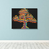 Toile Printété automne hiver arbre #4 (Insitu (Plancher de Bois))
