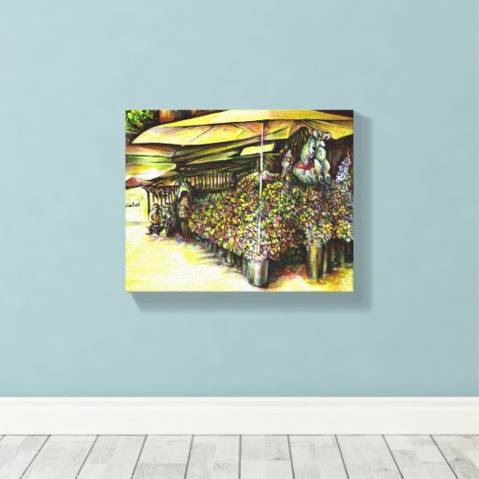 Toile Pris la possession d'options (Insitu (Plancher de Bois))