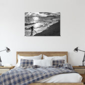 Toile Pris par le Surf sur la plage de Felixstowe (Insitu(Chambre))