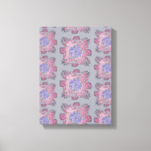 Toile Prismatic Current: Abstract Flow Art (Recto)