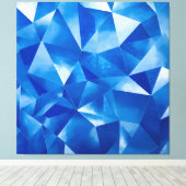 Toile Prisme de l'océan bleu Polygonale (Insitu (Plancher de Bois))
