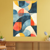 Toile Prisme Dimensionnel Vibrant (Insitu(Salon))
