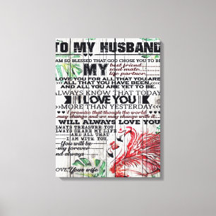 Toile Prix To My Husband Love Quotes