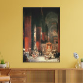 Toile Procession à la cathédrale de Séville, 1833 (huile (Insitu(Salon))