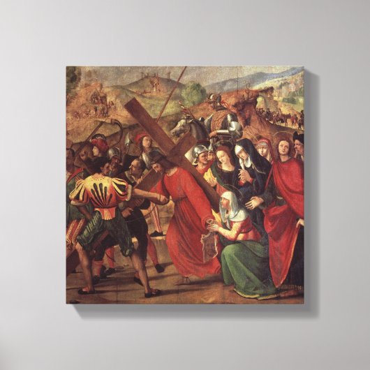 Toile Procession au calvaire, c.1505 (Recto)