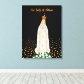 Toile Procession de Notre-Dame de Fatima aux bougies (Insitu (Plancher de Bois))