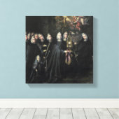 Toile Procession de saint Clare avec l'Eucharistie (Insitu (Plancher de Bois))