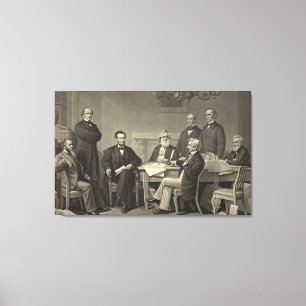 Toile Proclamation d'émancipation 1866