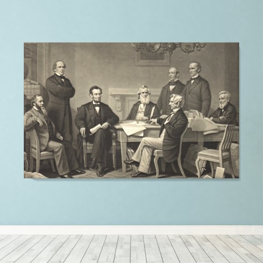 Toile Proclamation d'émancipation 1866 (Insitu (Plancher de Bois))