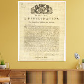 Toile Proclamation du Roi pour la répression de la rébel (Insitu(Salon))