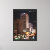 Toile Produit CustomiPhoenix, AZ la Nuit (Recto)