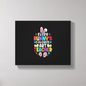 Toile Professeur de Bunny Pâques Thème de conception col (Recto)