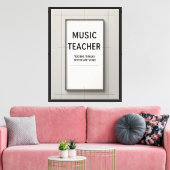 Toile Professeur de Musique (Insitu(Salon))