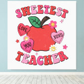Toile Professeurs les plus mignons pour la Saint-Valenti (Insitu (Plancher de Bois))
