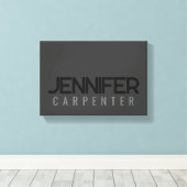 Toile Professionnel élégant moderne minimaliste ajoutez (Insitu (Plancher de Bois))