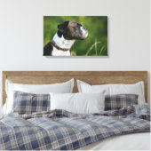 Toile Profil de chien de boxe (Insitu(Chambre))