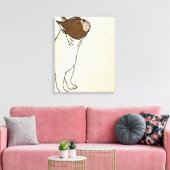 Toile Profil de French Bulldog En tête (Insitu(Salon))