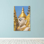 Toile Profil De La Statue De Bouddha (Insitu (Plancher de Bois))