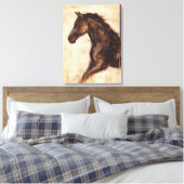 Toile Profil du cheval sauvage Brown (Insitu(Chambre))