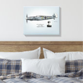 Toile Profil du Stigler Franz BF-109G (Insitu(Chambre))