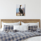Toile Profil d'un cormoran à aigrettes (Insitu(Chambre))