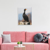 Toile Profil d'un cormoran à aigrettes (Insitu(Salon))