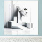 Toile Profil géométrique ascendant (Insitu (Plancher de Bois))
