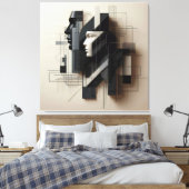 Toile Profil Géométrique Double (Insitu(Chambre))