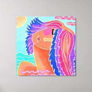 Toile Profitez de la peinture numérique Abstraite Sunshi