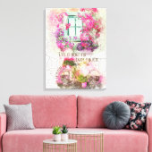 Toile Profitez De La Promenade | Vélo Aquarelle Avec Fle (Insitu(Salon))