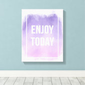 Toile Profitez du devis motivationnel d'aujourd'hui (Insitu (Plancher de Bois))
