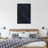 Toile Profondeur Bleu Minuit (Insitu(Chambre))