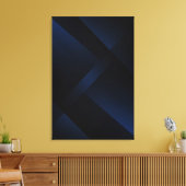 Toile Profondeur Bleu Minuit (Insitu(Salon))