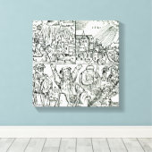 Toile Prognostications, 1521 (Insitu (Plancher de Bois))