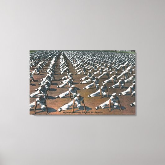 Toile Programme d'entraînement physique pour les recrues (Recto)