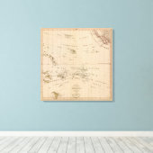 Toile Projection rare du pôle Nord (Insitu (Plancher de Bois))