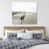Toile Promenade à cheval sur la plage (Insitu(Chambre))