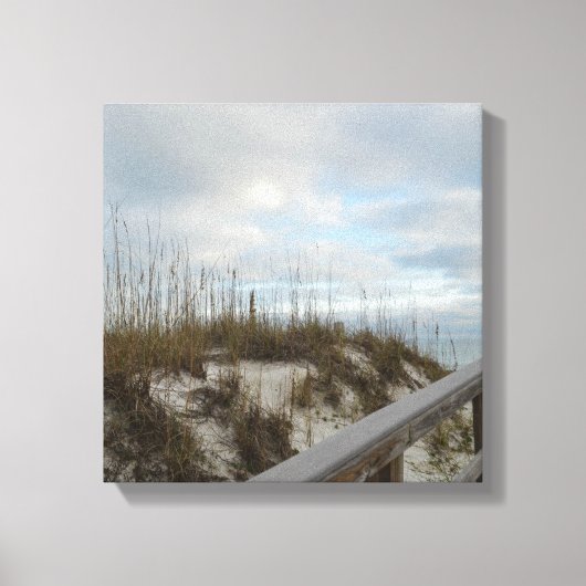 Toile Promenade À La Plage (Recto)