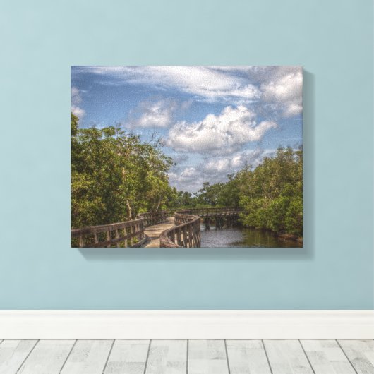 Toile Promenade courbée (Insitu (Plancher de Bois))